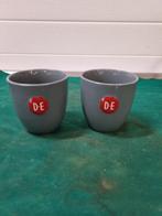 kopjes douwe egberts grijs groot, Antiek en Kunst, Antiek | Servies los, Ophalen of Verzenden