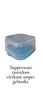 3 soorten taart dozen tupperware amper gebruikt, Huis en Inrichting, Keuken | Tupperware, Ophalen of Verzenden, Zo goed als nieuw