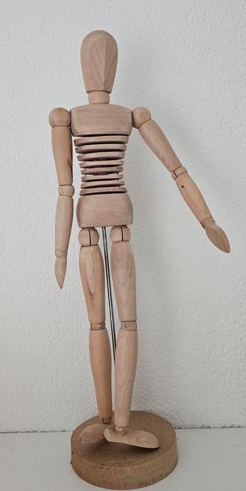 Ledenpop, tekenpop, 50cm,  tekenen / schilderen beschikbaar voor biedingen
