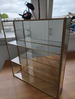 Messing spiegel kastje voor aan de muur, Huis en Inrichting, Ophalen, Minder dan 50 cm, Zo goed als nieuw, Minder dan 25 cm