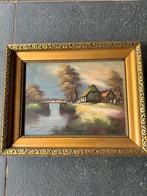 Schilderij: Landschap met huis en water, Ophalen