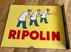 Emaille Hoekbord ripolin !, Verzamelen, Ophalen, Gebruikt, Reclamebord
