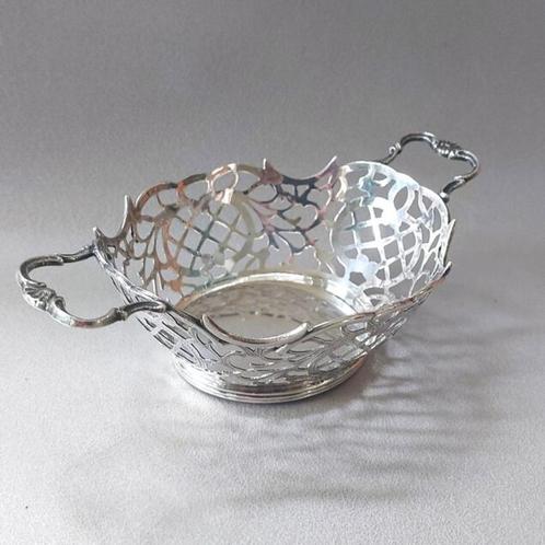 Nederlands zilveren bonbonmandje, Antiek en Kunst, Antiek | Goud en Zilver, Ophalen of Verzenden