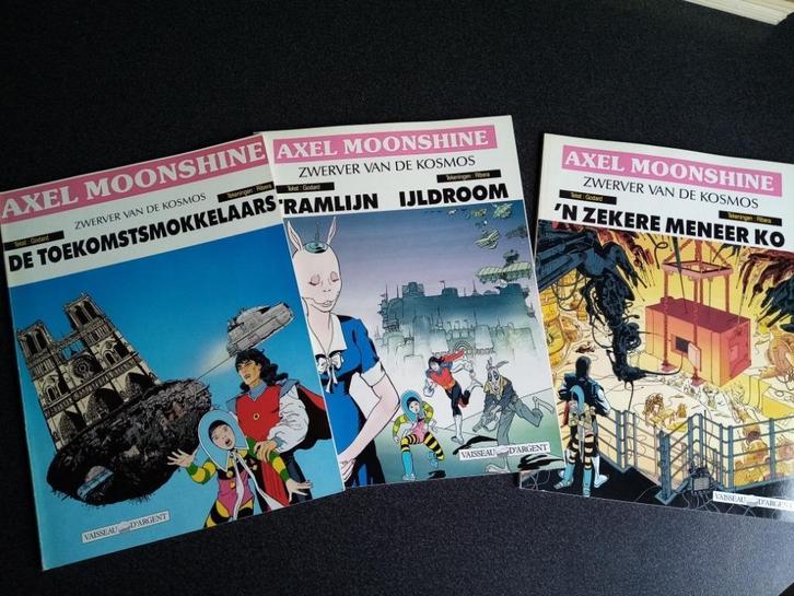 AXEL MOONSHINE, Boeken, Stripboeken, Zo goed als nieuw, Meerdere stripboeken, Ophalen of Verzenden
