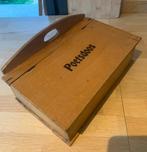 Vintage houten Poetsdoos– nostalgisch en functioneel, Ophalen of Verzenden