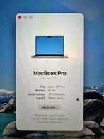MacBook Pro M1, 14 inch, 16 GB , 500 GB, Computers en Software, Apple Macbooks, Qwerty, 13 inch, 512 GB, Zo goed als nieuw