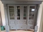 Buffetkast  (brocante) oud grijs/blauw, Huis en Inrichting, Ophalen, Gebruikt, 200 cm of meer, 200 cm of meer