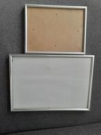 2 Chromen Fotolijsten - Verschillende Formaten, Ophalen, Gebruikt