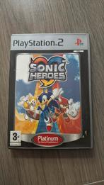 Playstation 2 spel Sonic Heroes Platinum, Avontuur en Actie, Gebruikt, 2 spelers, Eén computer