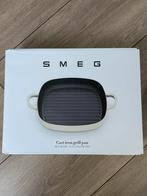 Smeg Gietijzeren Grillpan - Nieuwstaat, Huis en Inrichting, Keuken | Potten en Pannen, Ophalen of Verzenden, Zo goed als nieuw