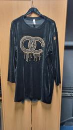 Zwarte Wintertrui met Opdruk - Maat 48/50, Ophalen of Verzenden, Gedragen, Maat 46/48 (XL) of groter, Zwart