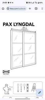 IKEA Pax Lyngdal Schuifdeuren 200cm, Gebruikt, 200 cm of meer, 150 tot 200 cm, Ophalen of Verzenden