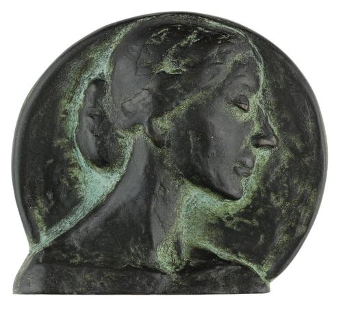 Penning Carla Klein : Maria Callas, 2013, Postzegels en Munten, Penningen en Medailles, Brons, Nederland, Verzenden