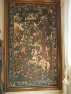 Prachtig antiek gobelin wandkleed, Ophalen