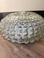 Limburg glashütte vintage plafondlamp jaren 60/70, Ophalen of Verzenden, Zo goed als nieuw, Glas
