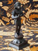 Mooi zwaar antiek brons beeldje uit India van Hanuman., Ophalen of Verzenden