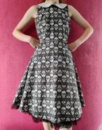 Fifties jurk, rock and roll, Ophalen of Verzenden, Zo goed als nieuw, Maat 38/40 (M), Onder de knie