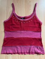 Topje Smash! roze rood gestreept kraaltjes katoen medium, Maat 38/40 (M), Smash!, Ophalen of Verzenden, Zonder mouw