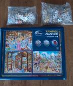 Disney reispuzzeldoos, 3 puzzels, 150 stukjes per puzzel, Ophalen of Verzenden, Minder dan 500 stukjes, Gebruikt, Legpuzzel