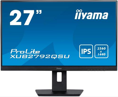 Iiyama xub2792qsu b5 ips qhd monitor 27", Computers en Software, Monitoren, Zo goed als nieuw, 61 t/m 100 Hz, DisplayPort, HDMI