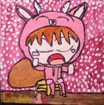 schilderij op doek herten jongen 16, Ophalen of Verzenden