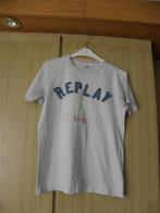 Goedkoop origineel beige katoenen shirt REPLAY mt M, Maat 48/50 (M), Beige, Ophalen of Verzenden, Zo goed als nieuw