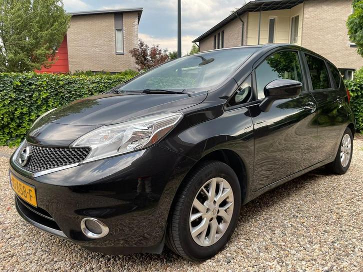 Nissan Note 1.2 59KW/80PK 2016 Zwart, Auto's, Nissan, Bedrijf, Note, ABS, Airbags, Airconditioning, Alarm, Bluetooth, Bochtverlichting