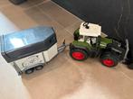Bruder Tractor met Aanhanger, Ophalen, Gebruikt