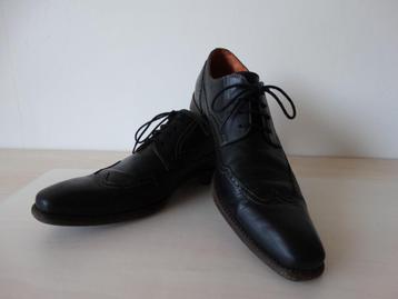 Van Lier zwarte nette herenschoenen maat 43 beschikbaar voor biedingen