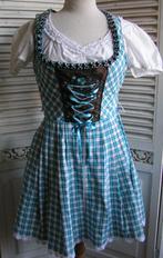 tiroler dirndl jurk en blouse maat 36 nr FF 329, Kleding | Dames, Carnaval, Zo goed als nieuw, Kleding, Maat 36 (S)