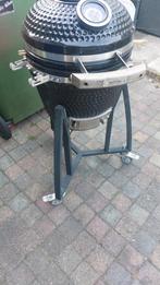 Patton Kamado met klaptafel, hoes,  pizzasteen heathdeflator, Ophalen, Gebruikt, Patton