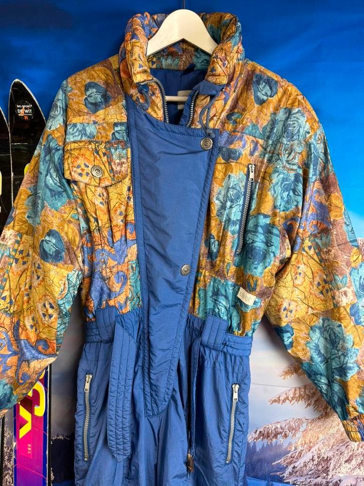 Vintage Fout Skipak van Etirel maat 38 / M, Kleding | Dames, Wintersportkleding, Zo goed als nieuw, Pak, Maat 38/40 (M), Ophalen of Verzenden