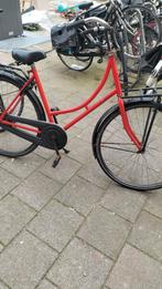 Sterke rode omafiets met slot, 53 tot 56 cm, Ophalen, Gebruikt