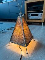 Vintage Tarogo teepee lamp slangenprint lampenkap, Stof, Vintage, Ophalen of Verzenden, Zo goed als nieuw