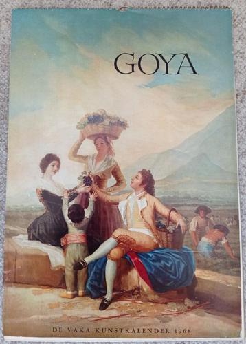 Goya-kalender 1968 beschikbaar voor biedingen