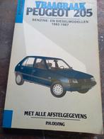 Vraagbaak PEUGEOT 205 Benzine en Diesel., Auto diversen, Handleidingen en Instructieboekjes, Ophalen of Verzenden