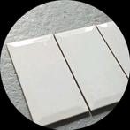 🏠 Mooie Witte Facet Tegels 20x10cm - 113 stuks, Ophalen, Nieuw, Minder dan 20 cm, 20 tot 40 cm