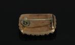 Memorie antieke gouden broche emaille parels amethist rouw, Ophalen of Verzenden, Goud, Broche, Met edelsteen