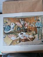 Oude prent: Städter auf dem Lande, Ophalen of Verzenden