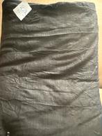 Luchtige stof met kreukel effect - 2.30 x 1.70 m, Overige materialen, 120 cm of meer, Zwart, Ophalen of Verzenden