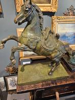 Bronzen paard Christian Maas gesigneerd, Antiek en Kunst, Antiek | Koper en Brons, Ophalen