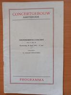 Programmaboekje Concertgebouw april 1932, haydn, mengelberg, Ophalen of Verzenden, Gelezen, Artiest