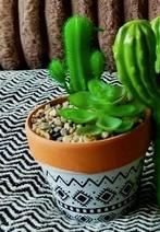 cactusplantje ( nep), Potje,plantje,nep, kunst, accesoires, Zo goed als nieuw, Ophalen