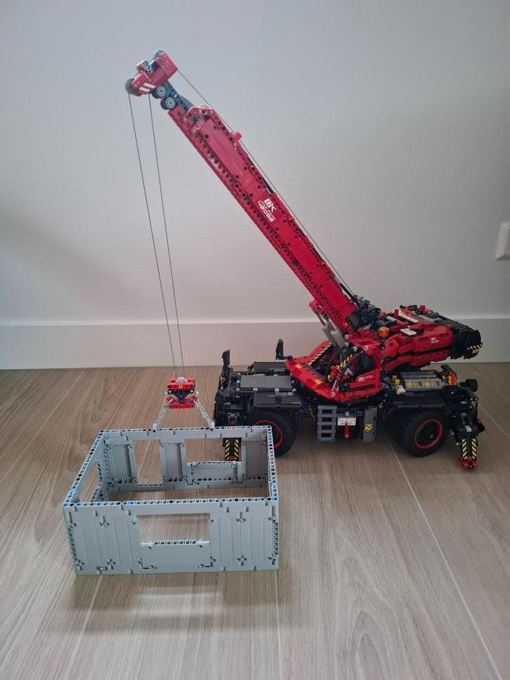 Lego 42082 Rough Terrain Crane, Kinderen en Baby's, Speelgoed | Duplo en Lego, Zo goed als nieuw, Lego, Complete set, Ophalen