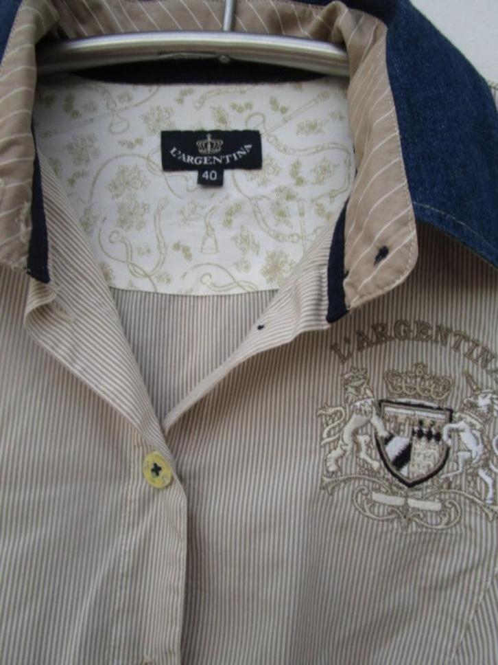 Zeer mooi getailleerd L'Argentina bloesje maat 40 = M, Kleding | Dames, Blouses en Tunieken, Zo goed als nieuw, Maat 38/40 (M)