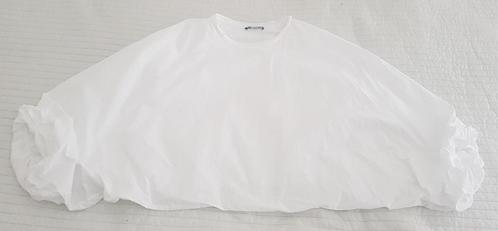 Zara cropped oversized poof bomper trui maat m truien, Kleding | Dames, Truien en Vesten, Zo goed als nieuw, Maat 38/40 (M), Wit
