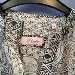 Emily van den Bergh longsleeve top zwart wit blauw 36 45782, Blauw, ., Emily van den Bergh, Ophalen of Verzenden