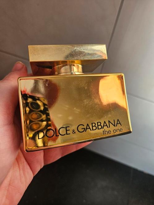 Dolce and Gabanna the one gold 75ML, Sieraden, Tassen en Uiterlijk, Uiterlijk | Parfum, Zo goed als nieuw, Ophalen of Verzenden