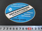 sticker Hulsberg INTERPHONO amusement automaten  disco, Ophalen, Zo goed als nieuw