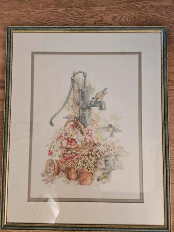 Marjolein Bastin Geborduurd Schilderij beschikbaar voor biedingen